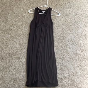 Brown sleeveless dress
